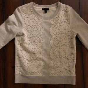 J Crew Lace Sweater